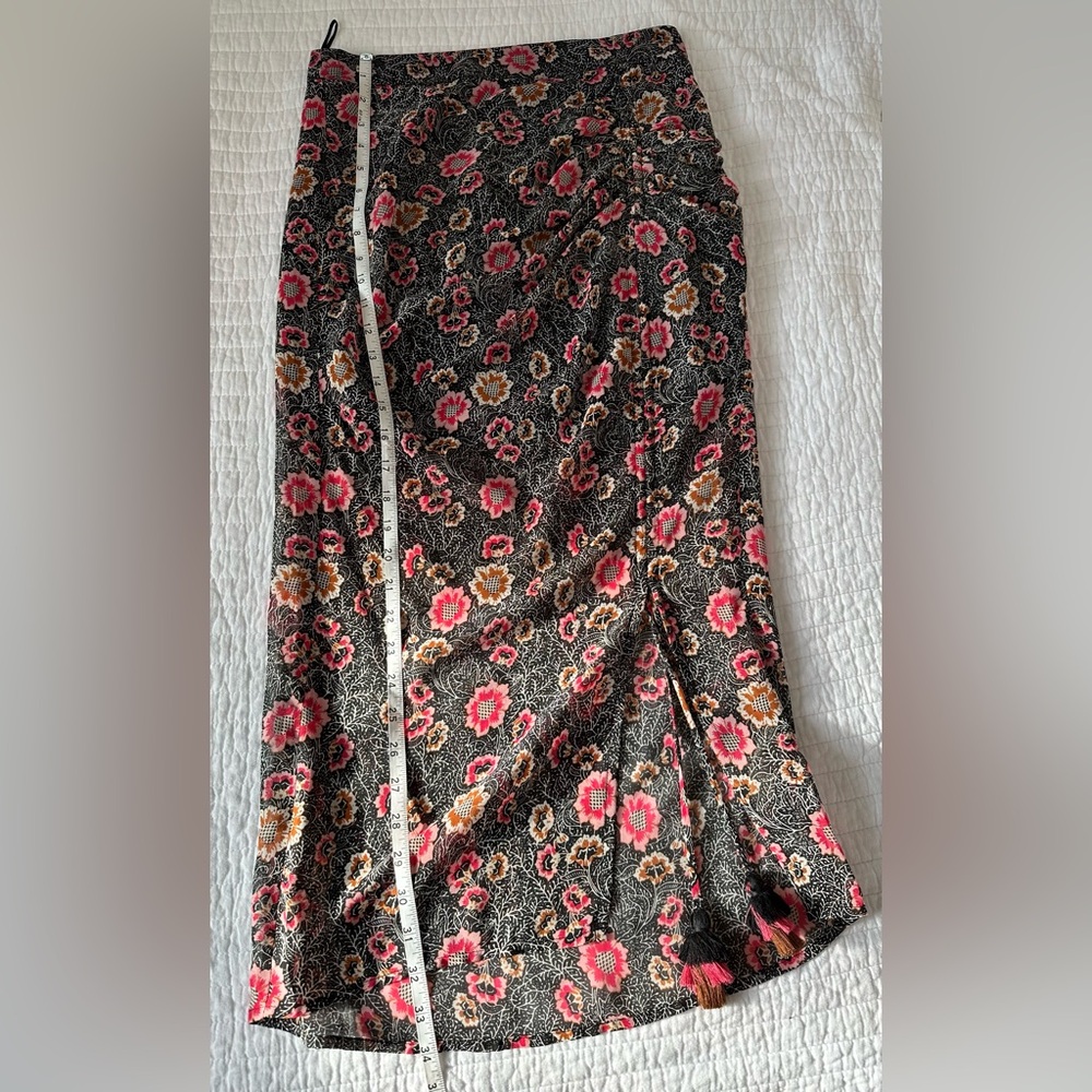 Rebecca Minkoff Black Floral Skirt